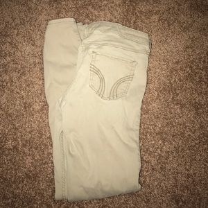 khaki Hollister pants
