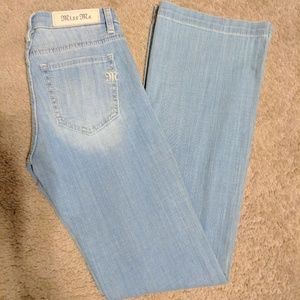 New!   Miss Me Mid Rise Wide Leg Jeans