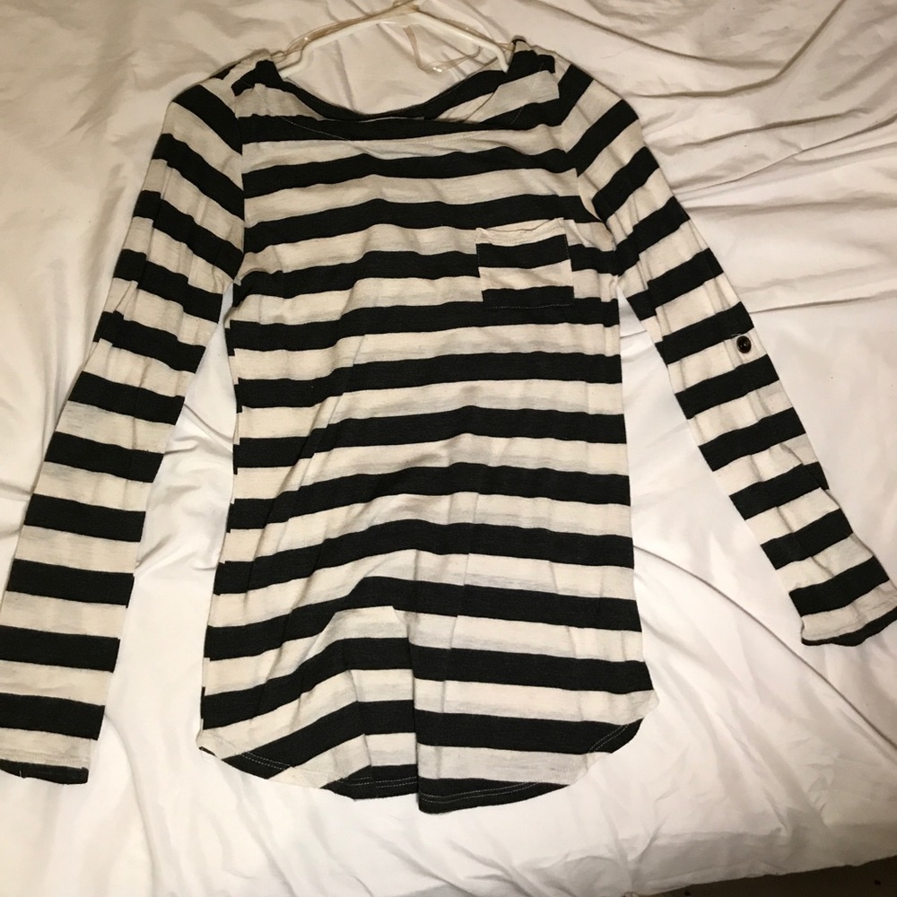 Long sleeve striped shirt