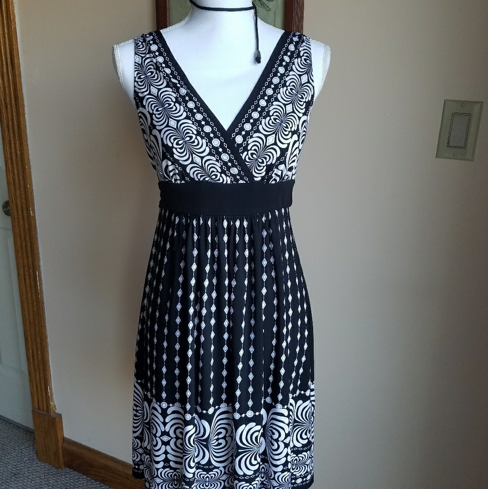 Connected bust wrap dress