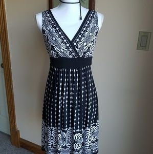 Connected bust wrap dress