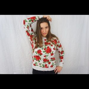 H&M Floral Sweatshirt