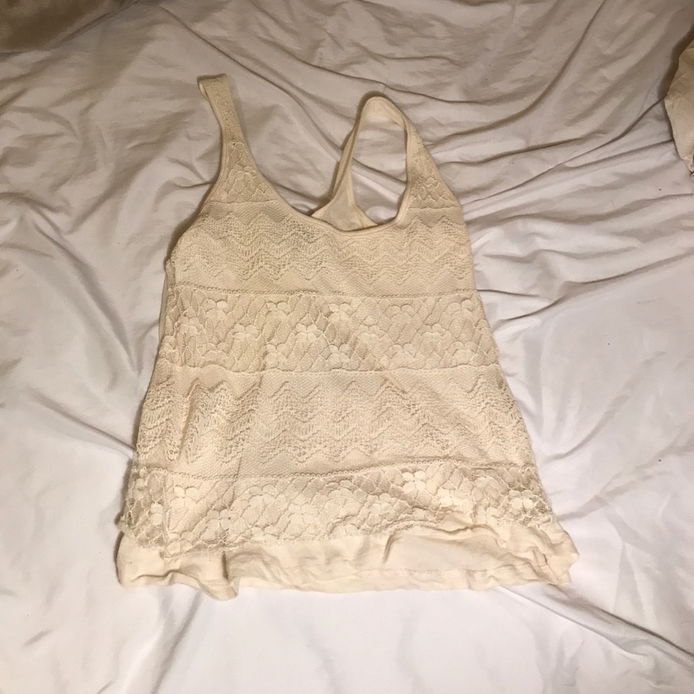 Lace tank top