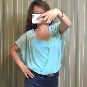 Express chiffon top