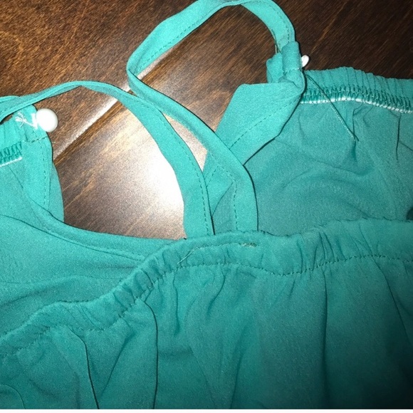 💕 Green Off the Shoulder Top Size Small - Picture 5 of 8