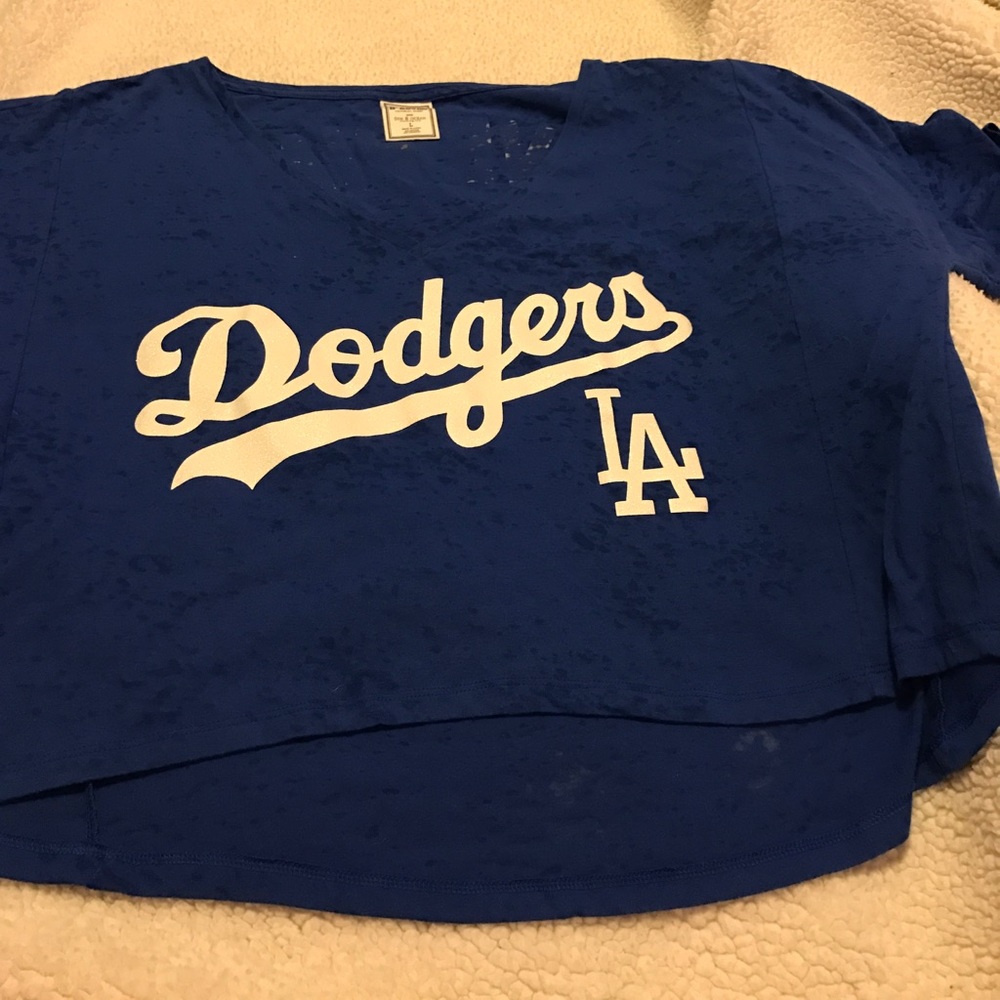 VS Pink Dodger Crop Top