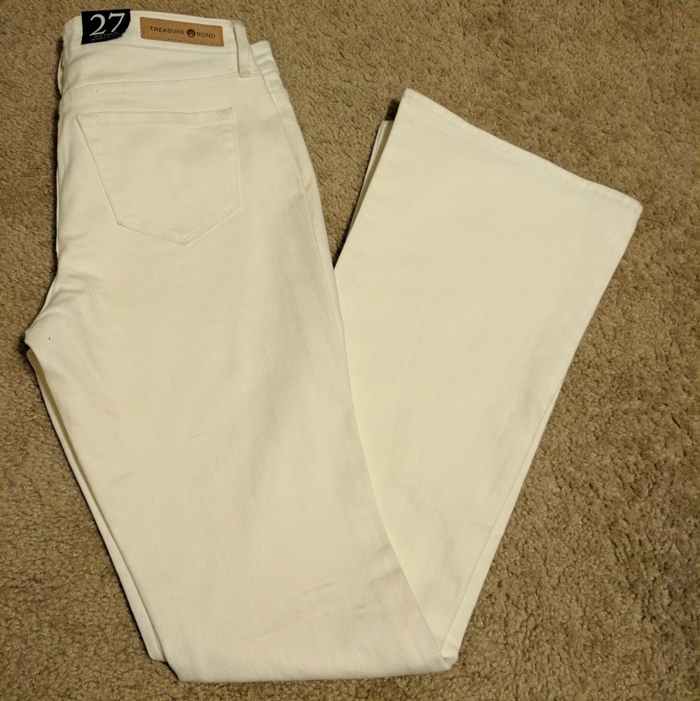 Like New!  Treasure and Bond White Jeans Size 27