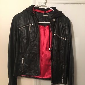 Faux Leather Jacket