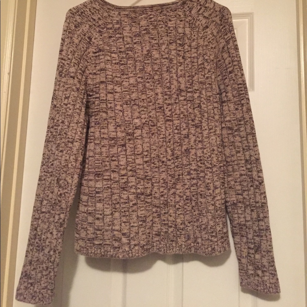 A coffee colored sweater.