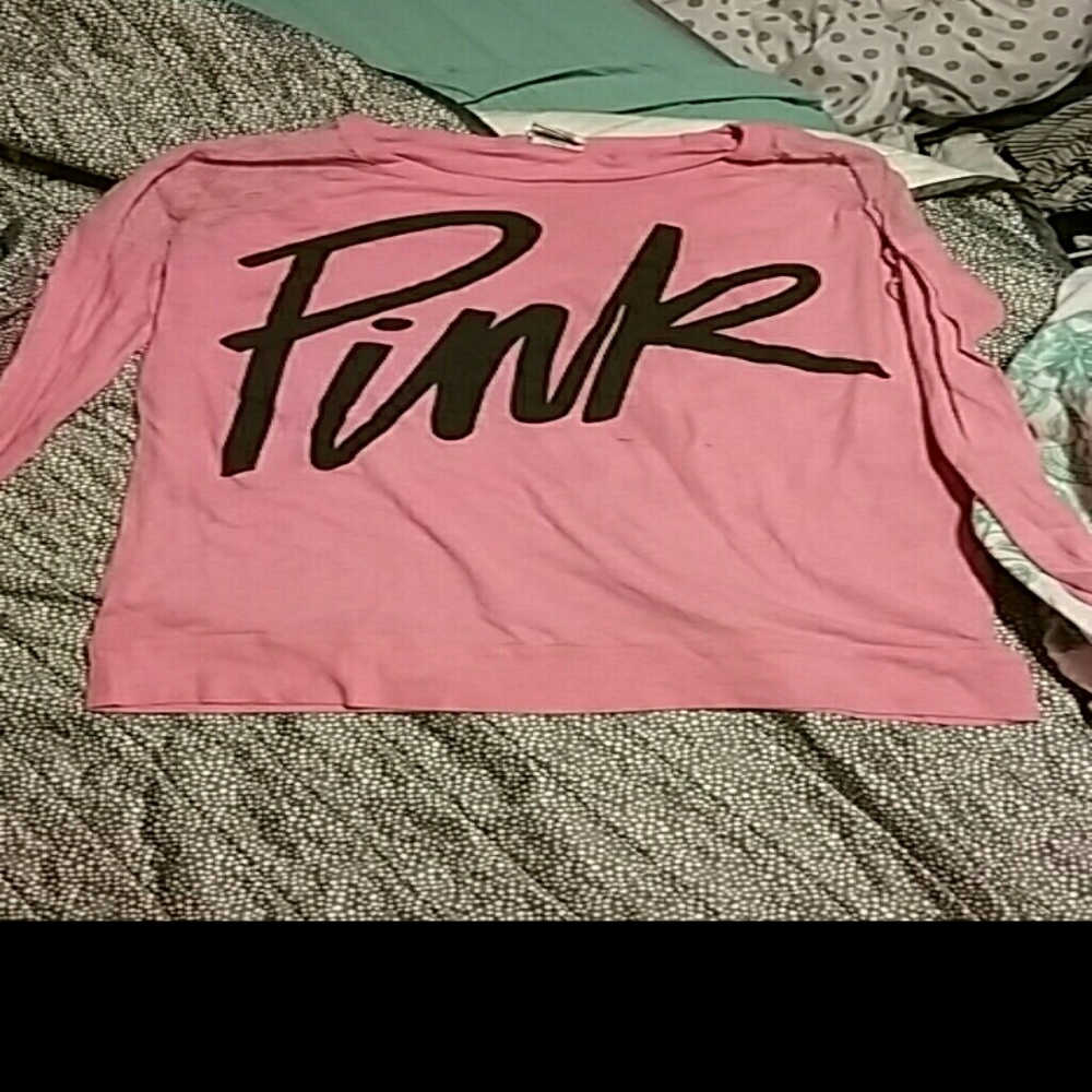 Victoria's Secret Pink brand long sleeved crop