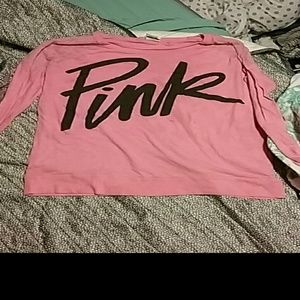 Victoria's Secret Pink brand long sleeved crop
