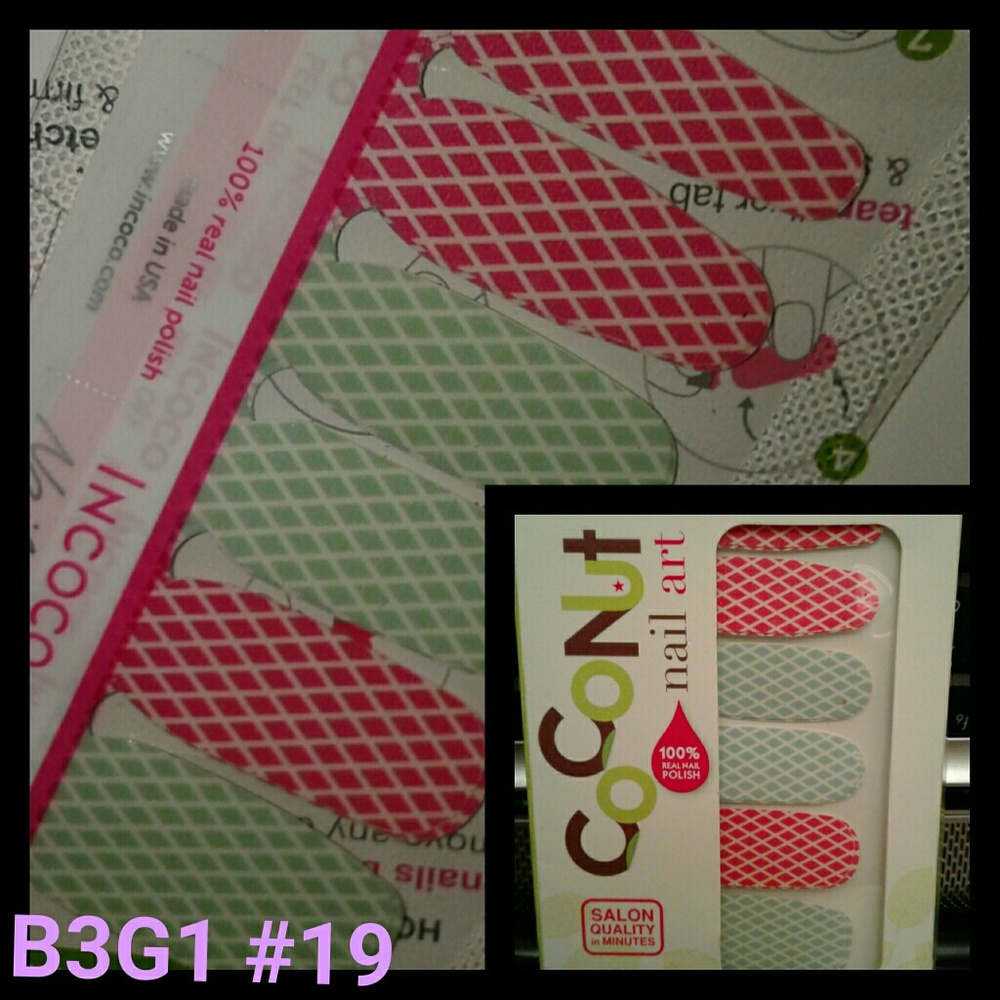 New Coconut Nail Wraps