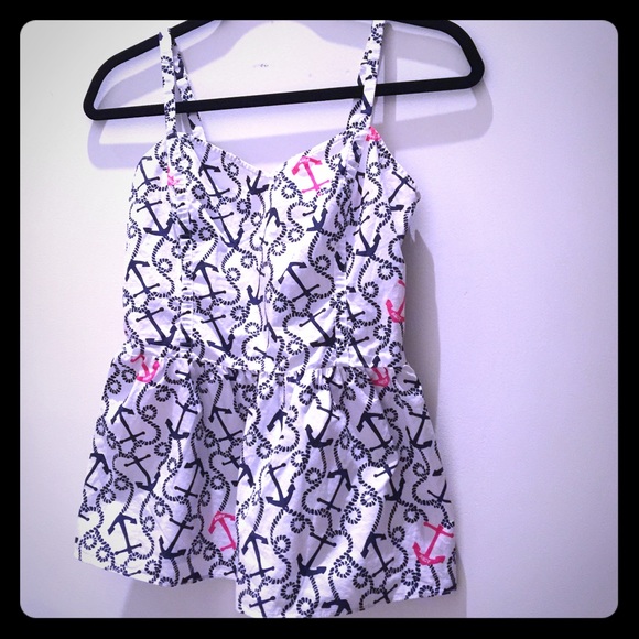 Lilly Pulitzer Gardenia Top Ahoy There Size 4 - Picture 2 of 3