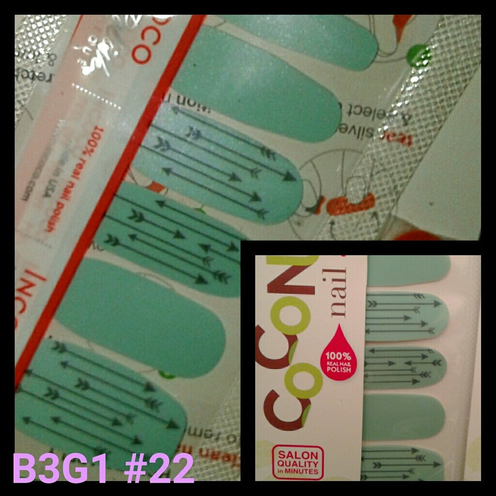 New Coconut Nail Wraps