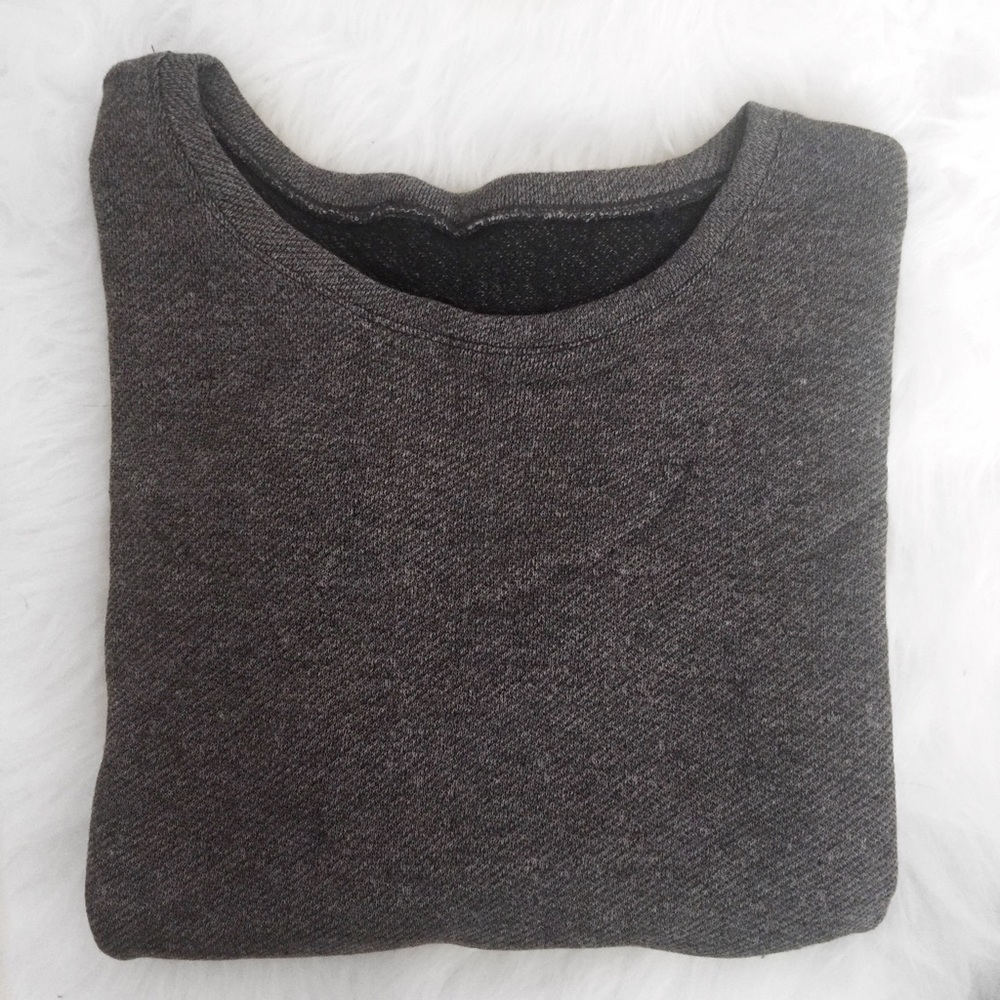 💥$9 BLOWOUT SALE💥CROP LONG SLEEVE SWEATSHIRT - Picture 2 of 2