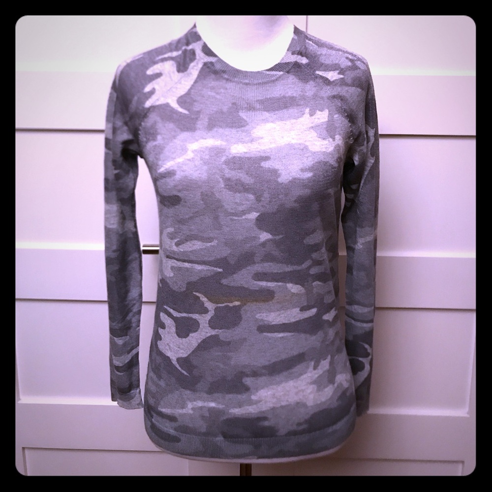 Ann Taylor Loft Camouflage Sweater