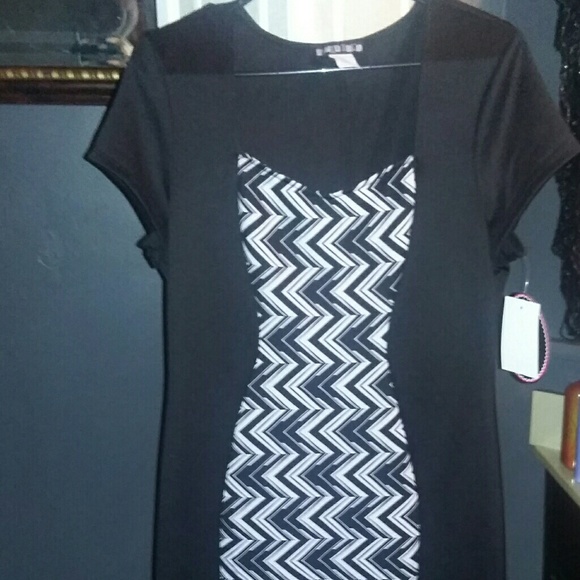 NWT Paper Doll dress Xl black and white - Picture 1 of 4