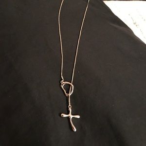 Premier Designs Jewelry - Cross and heart necklace Premier Designs Jewelry - Cross and heart necklace