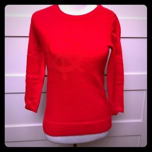 Banana Republic Nautical Theme Embroidered Sweater