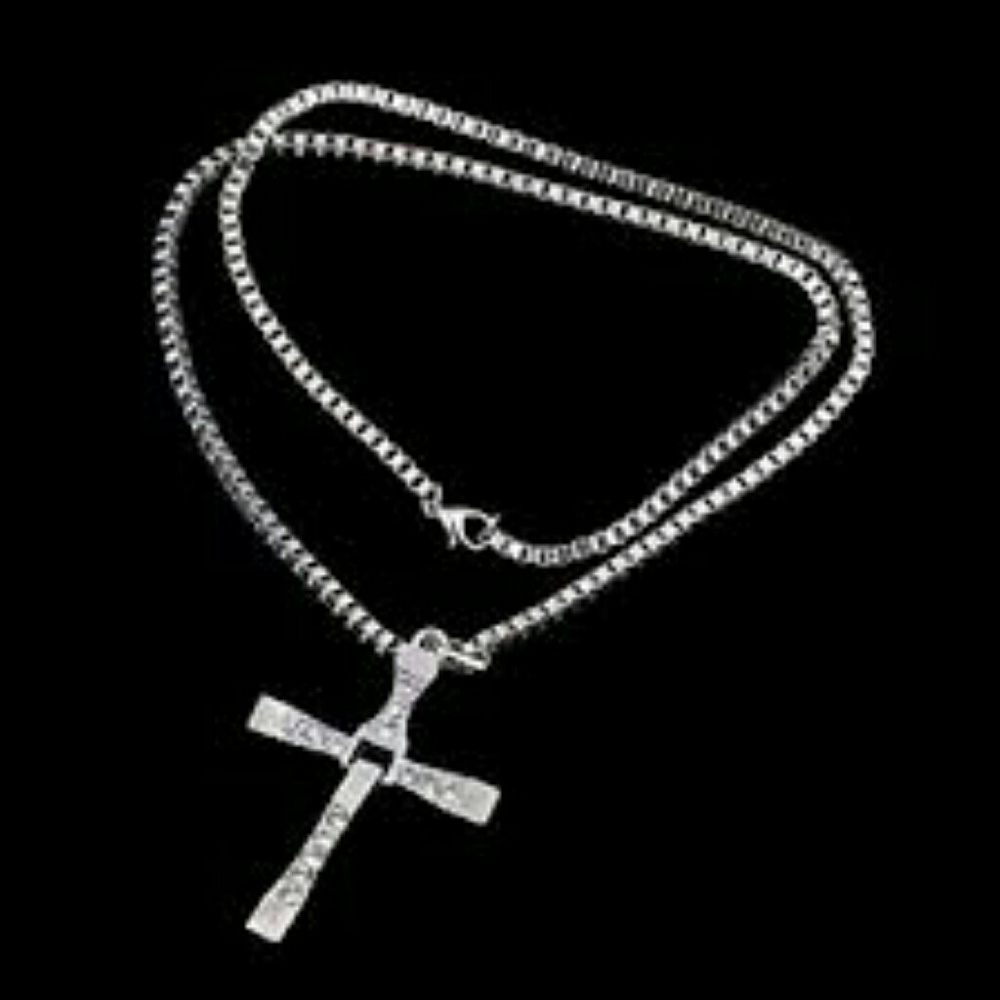 Brand New Fast and Furious Cross Necklace
