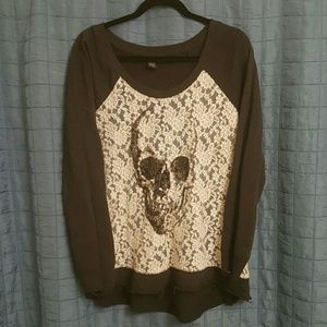 Torrid skull sweater