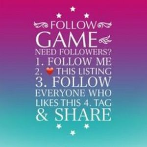 Come back and follow new likes!