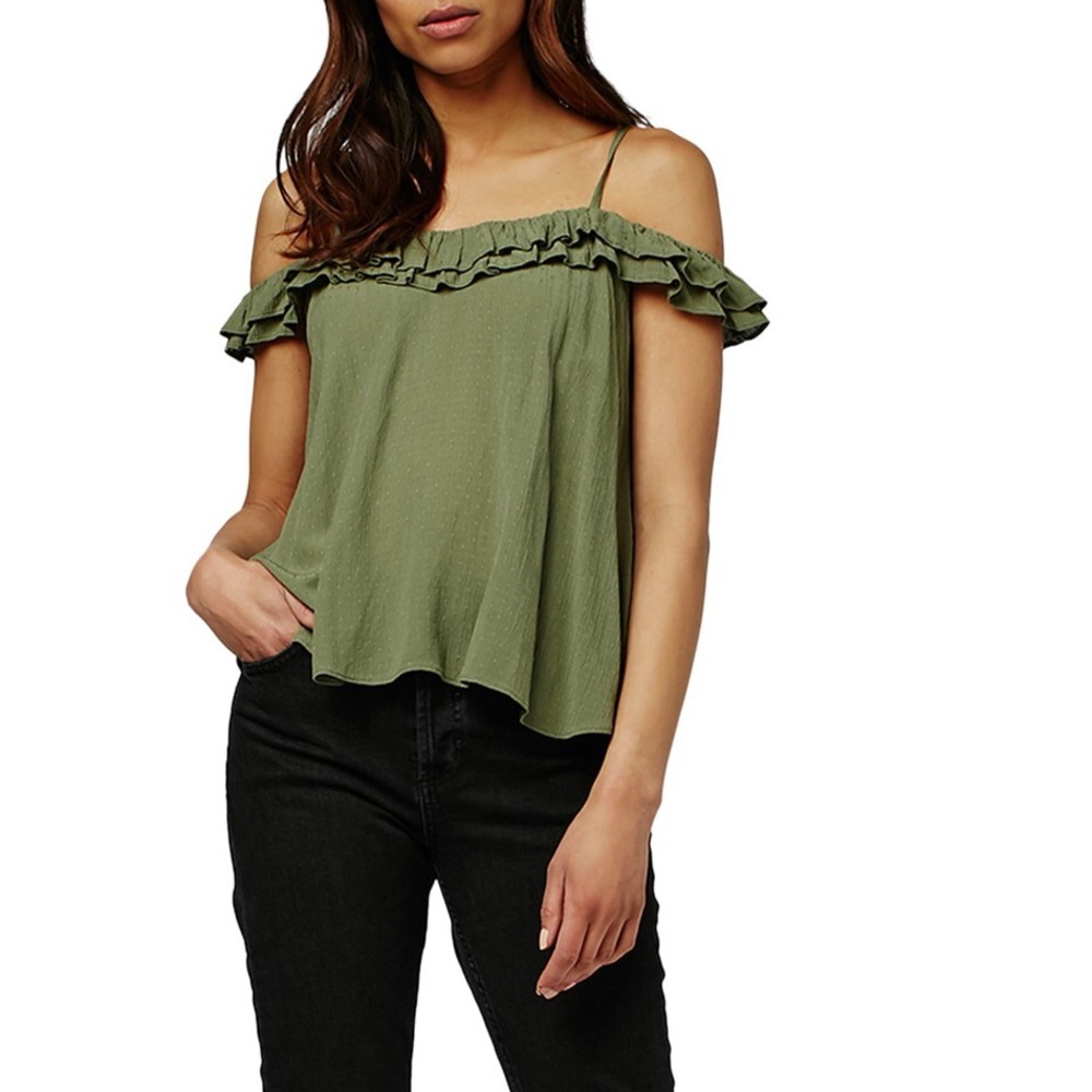 Ruffle top-Topshop