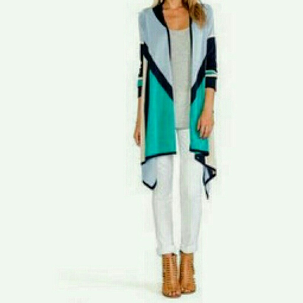 Cute Color Block cardigan??