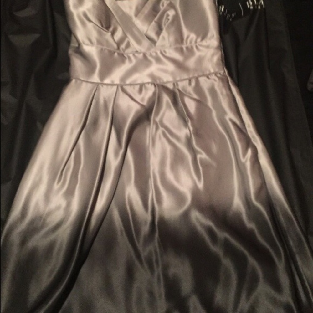 Ombre White House Black Market strapless dress