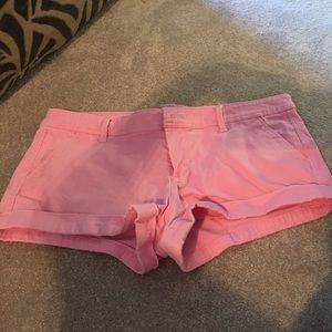 Abercrombie and fitch pink shorts