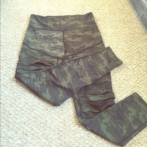 Army Green Camo Leggings
