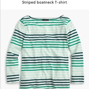 Jcrew boat neck shirt
