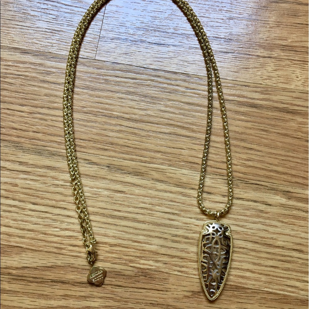 Sienna Necklace (Arrowhead) in Silver and Gold