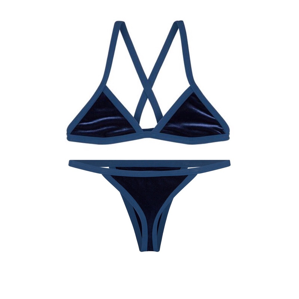 Posh Pua Channel Velvet Set Small 130🅿️🅿️