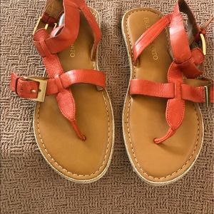 NWOT Franco Sarto Leather Sandals 7.5