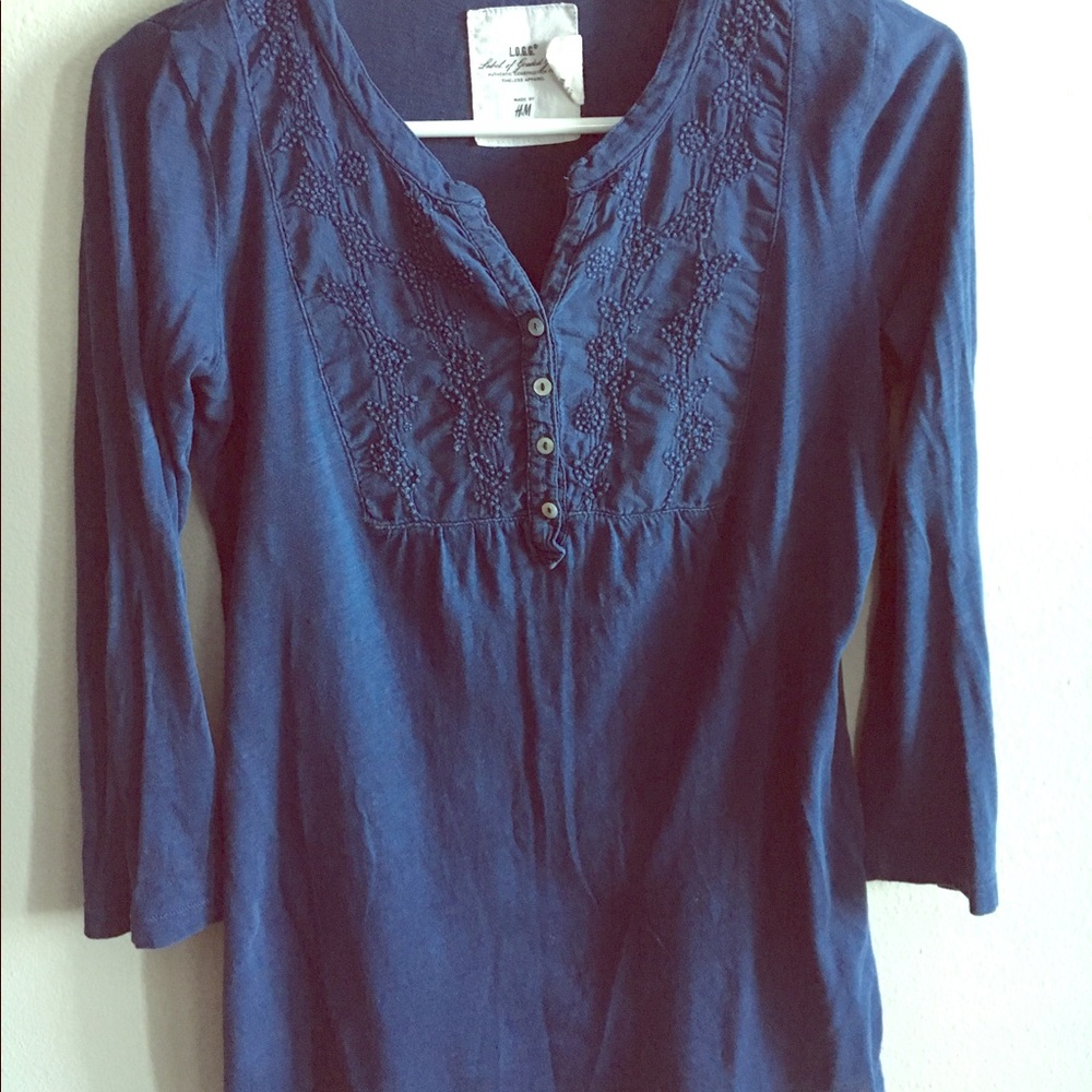 Navy blue tunic