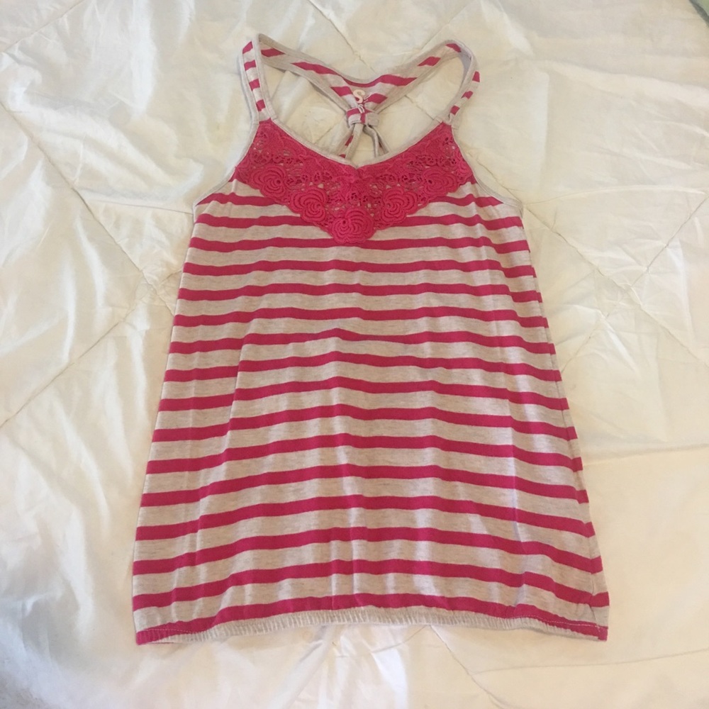 Girls S adorable racer back tank