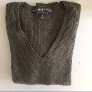 Ralph Lauren slim fit v-neck cashmere sweater
