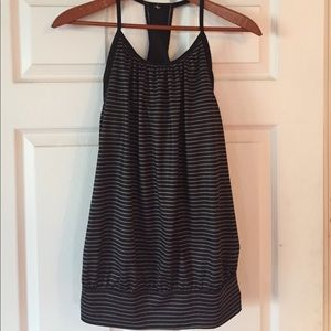 Banded Bottom Tunic Length Athletic Tank