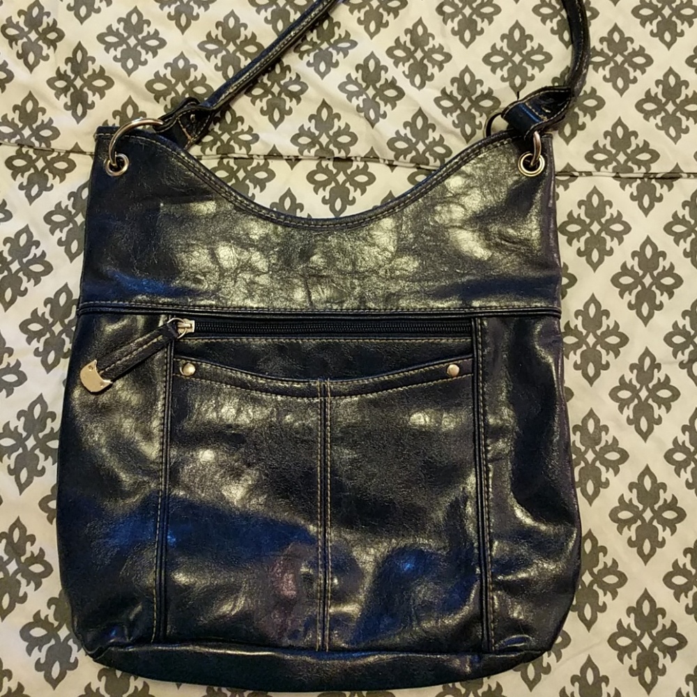 Croft & Borrow Blue Purse
