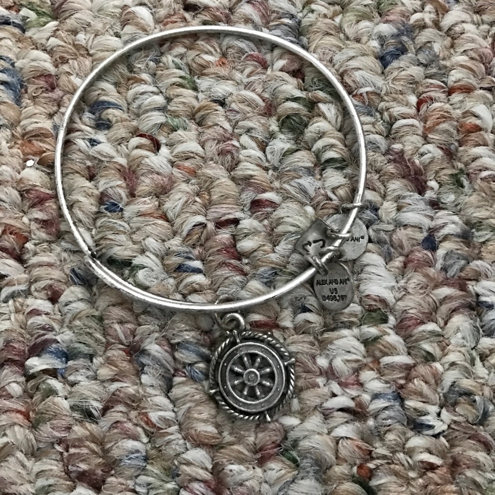 Ships wheel Alex and Ani bracelet