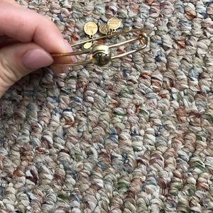 Gold Alex and Ani eye bracelet