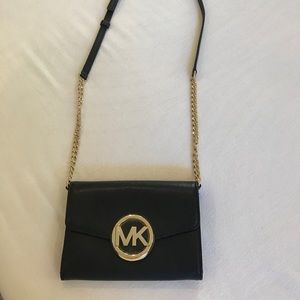 Michael Kors leather cross body purse