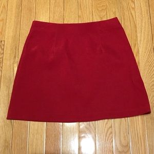 Red Mini Skirt