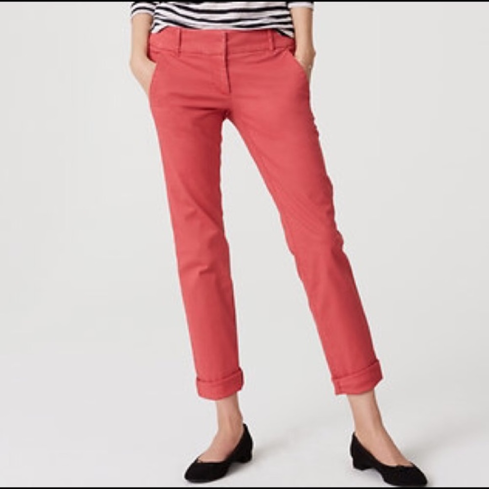 🚫SOLD🚫 Loft Cropped Skinny Marisa Fit Chinos