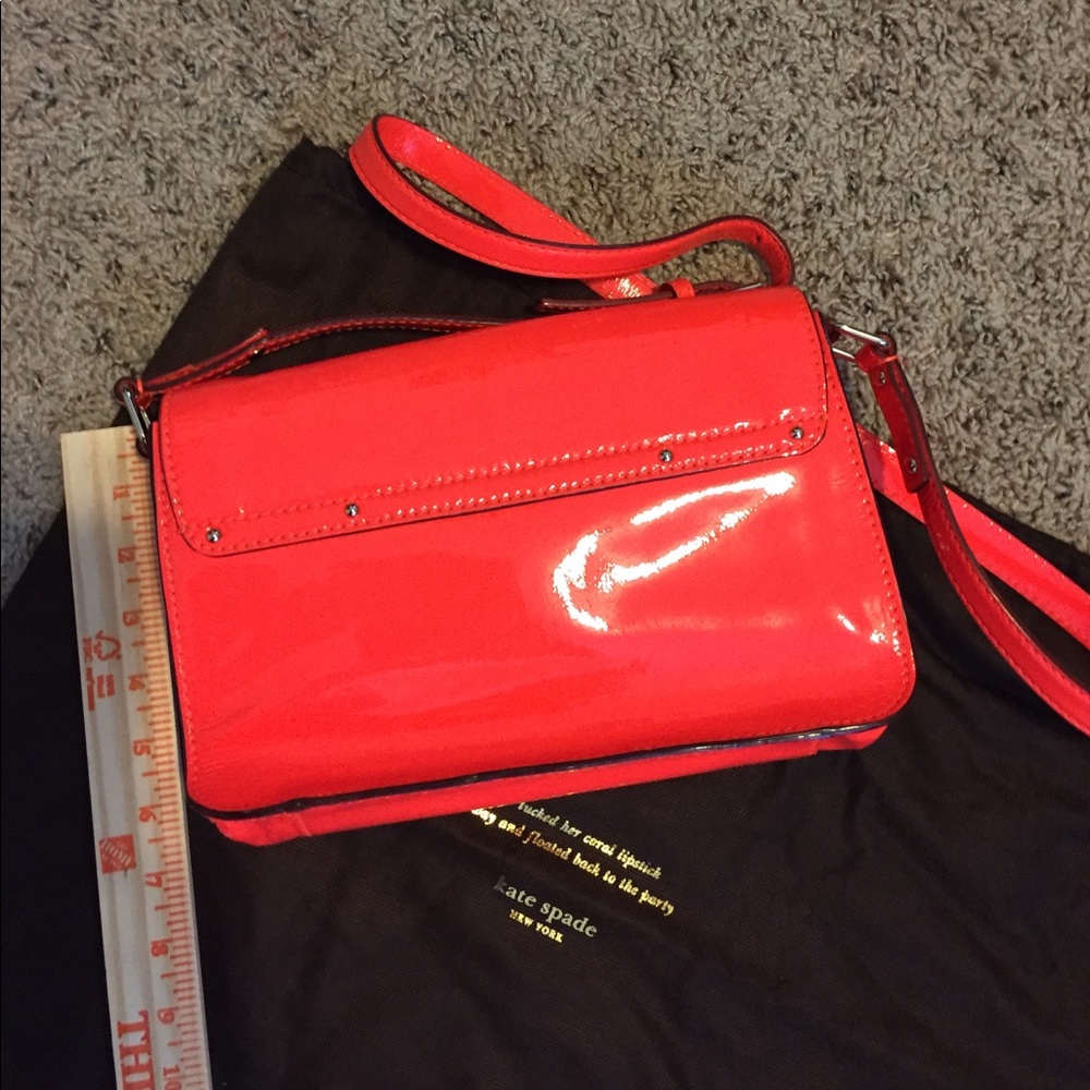 Neon patent leAther beAuty NWOT - Picture 3 of 5