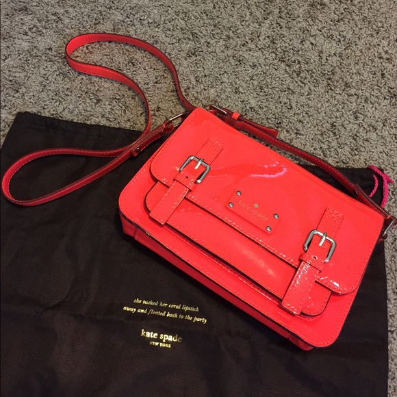 Neon patent leAther beAuty NWOT - Picture 1 of 5