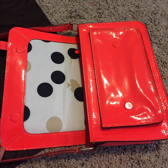 Neon patent leAther beAuty NWOT - Picture 4 of 5