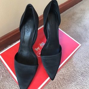 Satin Coach d'Orsay evening pump