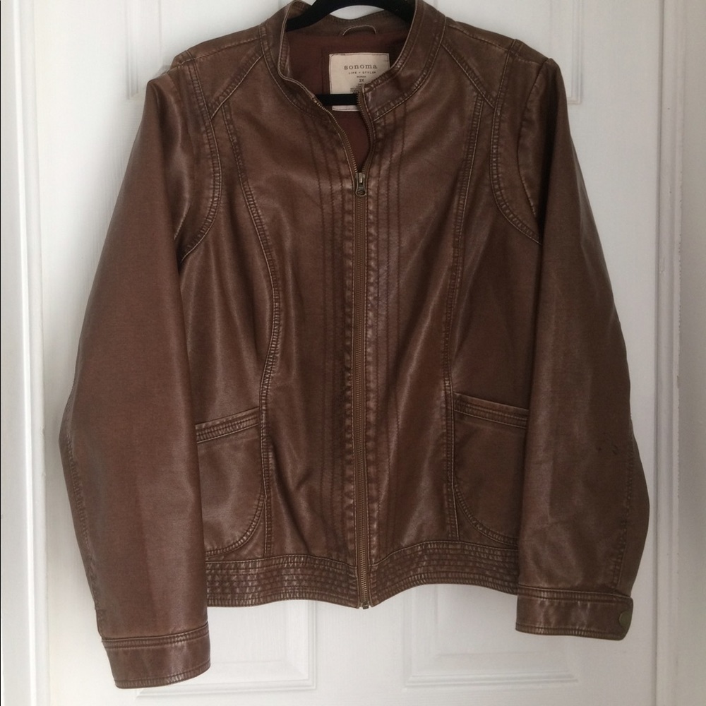 Sonoma women's brown jacket